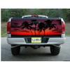 GRAPHIX EXPRESS T173 Palm Tree Trees Beach Ocean Tailgate WRAP Vinyl Graphic Decal Sticker F150 F250 F350 Ram Silverado Sierra Tundra Ranger Frontier Titan Tacoma 1500 2500 3500 Bed Cover view 1