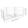 Stainless Steel Semi- Drain Rack 16.53In for Frying Pan and Round Pots Cooking Oil Drip Filter Suitable for Fried Food and Wok view 4