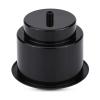 Cup Holder Insert, Universal Plastic Drink Cup Bottle Holder Insert with Insert Drain Hole for Marine Boat Yacht Car RV(Black) view 1