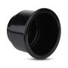 Cup Holder Insert, Universal Plastic Drink Cup Bottle Holder Insert with Insert Drain Hole for Marine Boat Yacht Car RV(Black) view 2