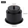 Cup Holder Insert, Universal Plastic Drink Cup Bottle Holder Insert with Insert Drain Hole for Marine Boat Yacht Car RV(Black) view 4