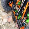 Aluminum+Plastic Front/Rear Axle Protector Mount for 1/10 Vaterra K5 Blazer Ascender - 1 Set Green view 3