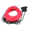 X AUTOHAUX 5 Meter/16ft Interior USB Neon EL Wire String Strip Pink Cold Light Glow String Strip Set for Car Decoration view 1