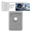 Outboard Anode, Outboat Block Anode Block 41106ZW9000 Fit for Outboard Lower Unit BF25 / BF30 / BF8 view 3