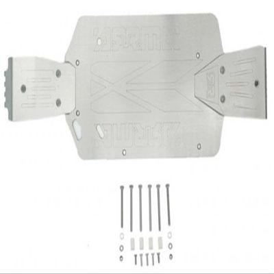 ARRMA BIG ROCK CREW CAB Stainless Steel Skid Plates For Front, Center, Rear Chassis (Laser Version) - 24pc set - GPM MABZSP1A [MABZSP1A]