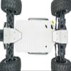 ARRMA BIG ROCK CREW CAB Stainless Steel Skid Plates For Front, Center, Rear Chassis (Laser Version) - 24pc set - GPM MABZSP1A [MABZSP1A] view 2