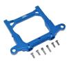 GPM Aluminium Rear Bumper Mount Blue : Axial 1/10 SCX10 III JT Gladiator view 1