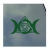Triple Goddess with Triquetra Vinyl Sticker Decal Wicca Pagan Celtic Witchcraft Neopaganism Female view 1