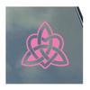 Triquetra with Heart Vinyl Sticker Decal Wicca Pagan Celtic Witchcraft Neopaganism Trefoil view 1