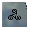 Triskele Vinyl Sticker Decal Wicca Pagan Celtic Witchcraft Neopaganism Triskelion view 1
