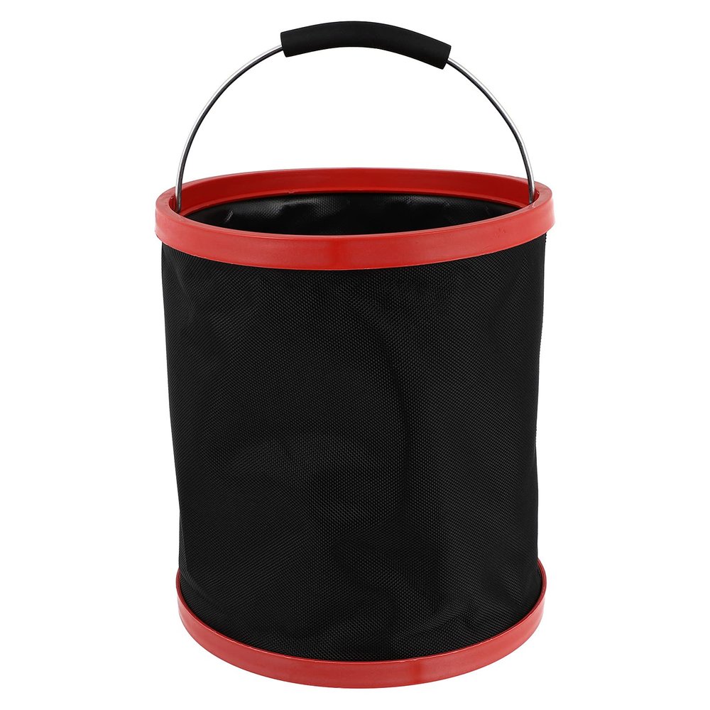 FAVOMOTO Collapsible Bucket Portable Water Container for Outdoor Activities Fishing Camping Ergonomic Handle Space-Saving Design and Easy to Carry