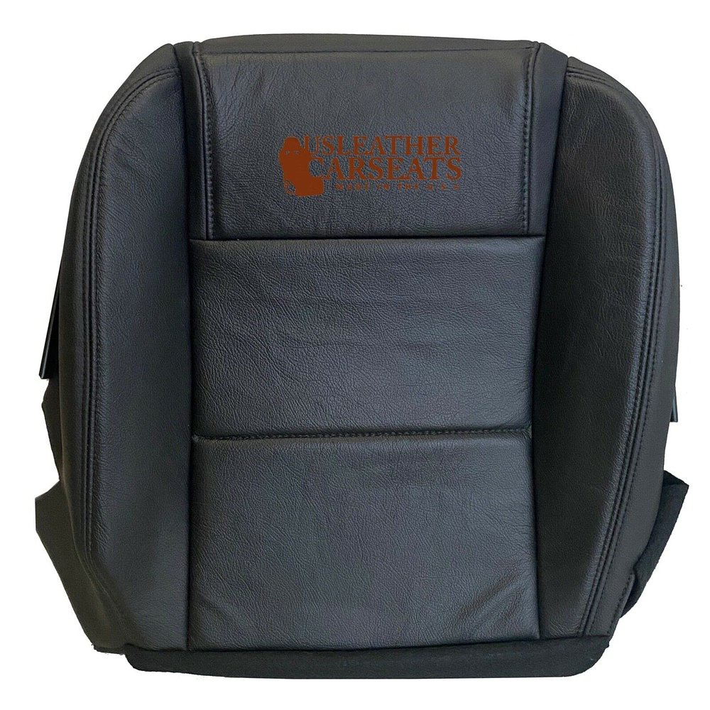 USLEATHER CARSEATS Us Leather Car Seats Compatible with 2005-2009 Ford Mustang Coupe V6 - Passenger Side Bottom Leather Seat Cover Black