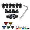 Fairing Bolt Kit Screws Nuts Washers Clips Windscreen Bolts Fit for ZX10R 2016 2020 17 18 19 ZX-10R Windshield Bolt Screws Kits Hardware (Black) view 2
