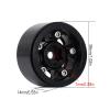 1.0" Beadlock CNC Micro Crawler Alloy Wheel Rim Hub for 1/24 RC Crawler Car Axial SCX24 90081 AXI00001-4Pc Black view 3