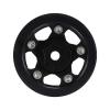 1.0" Beadlock CNC Micro Crawler Alloy Wheel Rim Hub for 1/24 RC Crawler Car Axial SCX24 90081 AXI00001-4Pc Black view 4