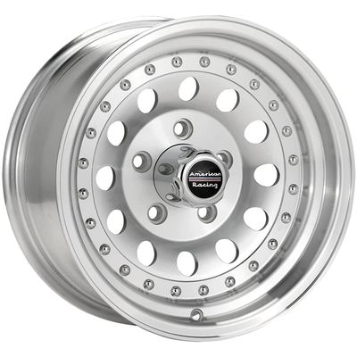 American Racing AR62 OUTLAW II 17X8 5X5.0 5.68 30mm MACHINED - AR627837