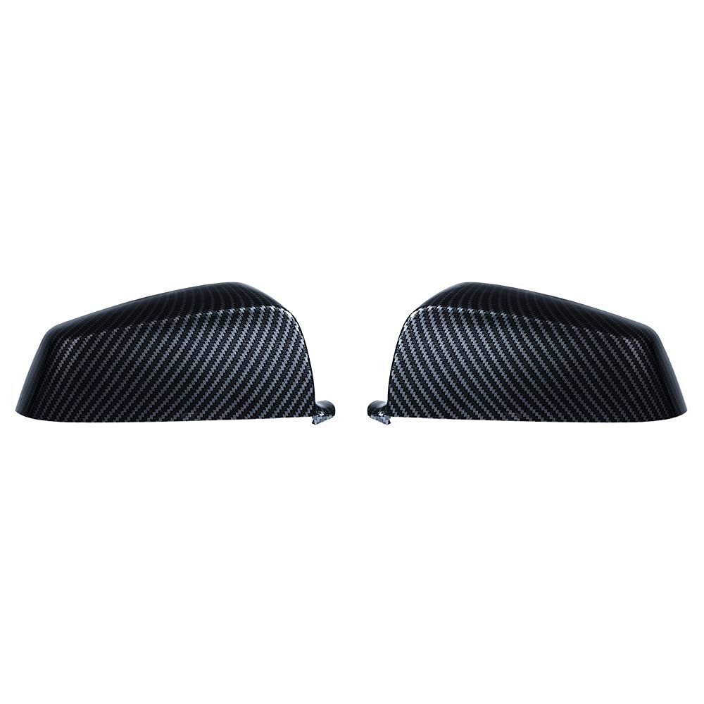 Astra Depot Carbon Fiber Side Mirror Cover Caps for BMW E60 E61 2008-2010