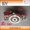 For ISUZU 4LE1 overhaul rebuild kit water pump oil pump bearing gasket ring view 2