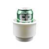 MARINE CITY ABS White Plastic Cup Holder with Center Drain, Durable Polypropylene, Ideal for Boats, Yachts, RVs & Cars (Pack of 1) view 1
