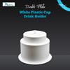 MARINE CITY ABS White Plastic Cup Holder with Center Drain, Durable Polypropylene, Ideal for Boats, Yachts, RVs & Cars (Pack of 1) view 2