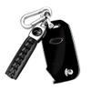 ontto Key Fob Cover for Kia Flip Remote Stylish Key Case Holder Black view 1