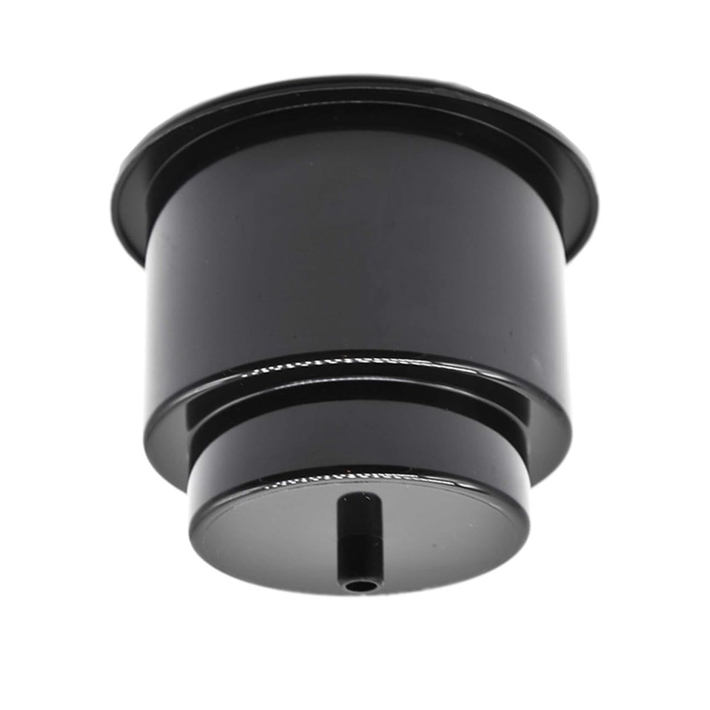Marine City Black ABS Plastic Cup / Drink Holder with Center Drain (4 Pcs)