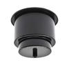 Marine City Black ABS Plastic Cup / Drink Holder with Center Drain (4 Pcs) view 1