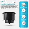 Marine City Black ABS Plastic Cup / Drink Holder with Center Drain (4 Pcs) view 3