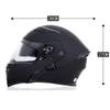 SDFGDFD Bluetooth Modular Front flip Motorcycle helmethas obtained DOT/ECE Certification,Full Face Motorcycle Crash Helmets Double-Layer Sun Visor Inner Shirt removableModular Helmet view 2