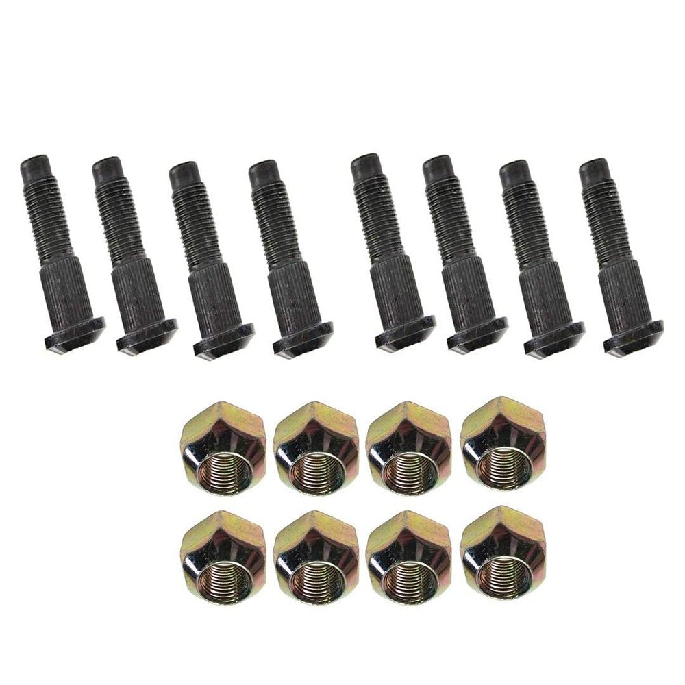 Set of 8 Lug Nut & Stud Kit for Bobcat 720 721 722 730 731 732 741 742 743 751 753 763 773 863 873 883 S100 S130 S150 S160 S175 S185 S205 S220 S250 S300 A220 A300 S510 S530 S550 S570