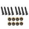 Set of 8 Lug Nut & Stud Kit for Bobcat 720 721 722 730 731 732 741 742 743 751 753 763 773 863 873 883 S100 S130 S150 S160 S175 S185 S205 S220 S250 S300 A220 A300 S510 S530 S550 S570 view 1