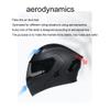 SDFGDFD Motorcycle Flip Front Helmet Motorcycle Crash Modular Helmet has obtained DOT/ECE Certification, Built-in Sun Visor, Full Face Motorbike Helmet Lining is Breathable and Removable view 3