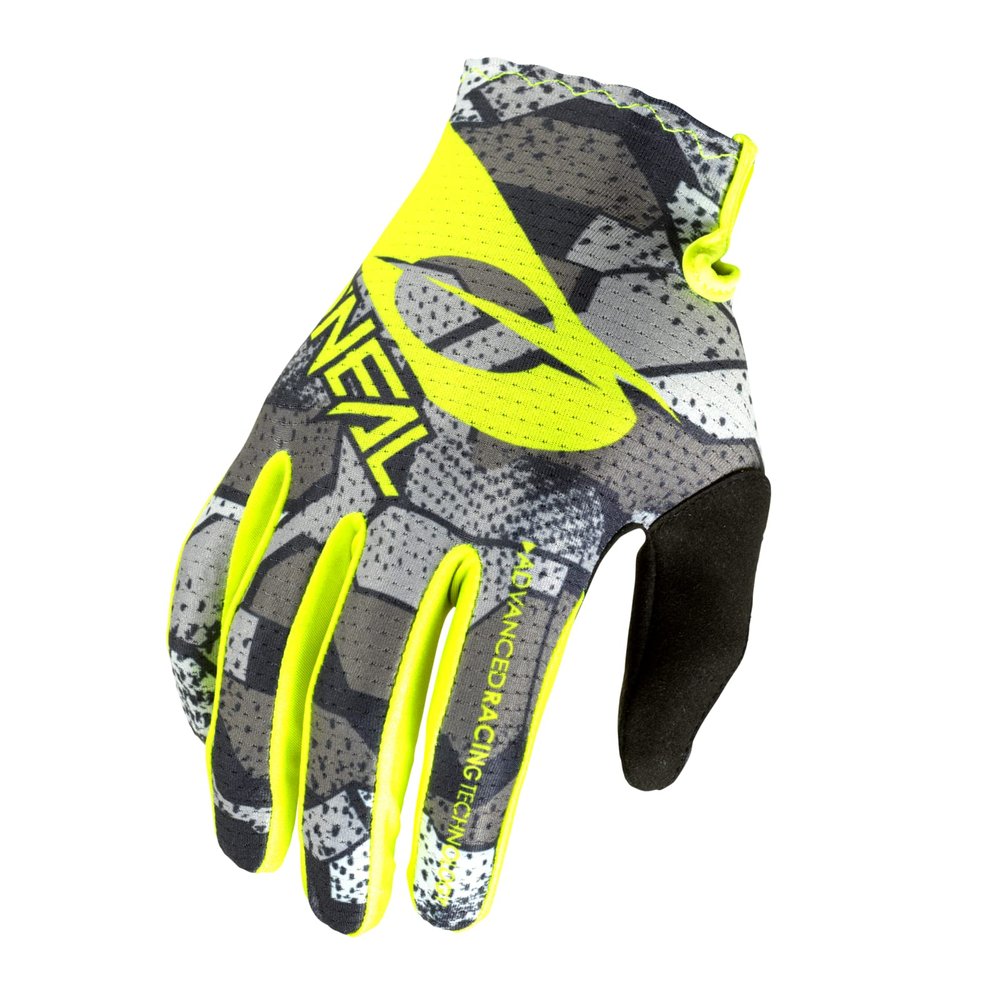 O'NEAL Matrix Camo Glove, Gray/Yellow 11
