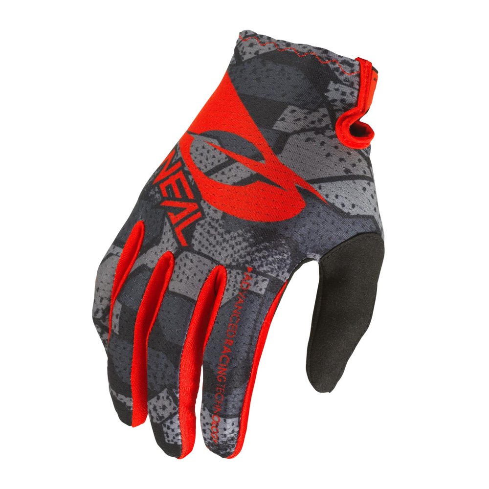 O'NEAL Matrix Camo Glove, Black/Red 8