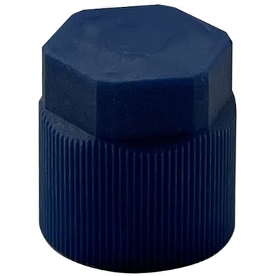 Sherco-Auto Blue A/C R-134a Low Side Service Port Cap 15 MM - 10 MM x 1.25-10 Pack - Made in USA