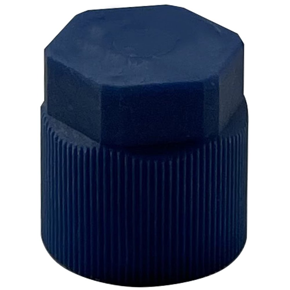 Sherco-Auto Blue A/C R-134a Low Side Service Port Cap 15 MM - 10 MM x 1.25-10 Pack - Made in USA