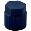 Sherco-Auto Blue A/C R-134a Low Side Service Port Cap 15 MM - 10 MM x 1.25-10 Pack - Made in USA view 1