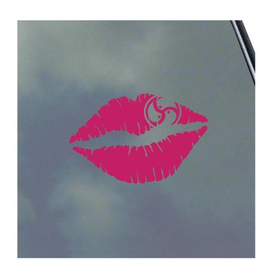 BDSM Kiss Vinyl Sticker Decal S&M Kinky Love Master Submissive Safe Word