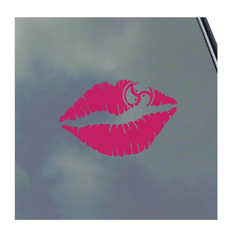 BDSM Kiss Vinyl Sticker Decal S&M Kinky Love Master Submissive Safe Word