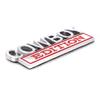 Cowboy Edition Emblem Car Side Rear Front Hood Trunk Door Badge 3D Decal Sticker Fit for Car Truck SUV (Cowboy, Silver Red) view 2