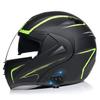 SDFGDFD Bluetooth Modular Helmet, Full face Motorcycle Anti-Collision Helmet has obtained DOT/ECE Certification, Full Face Motorbike Helmet Double-Layer Sun Visor Inner Shirt Detachable view 1