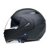 SDFGDFD Bluetooth Modular Helmet, Full face Motorcycle Anti-Collision Helmet has obtained DOT/ECE Certification, Full Face Motorbike Helmet Double-Layer Sun Visor Inner Shirt Detachable view 1