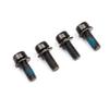 ZALOPA Bolts for Bike Disc Brake Caliper Screw M6 * 16mm B colum Screws Hex Scoket Adapter Parts Accessories Steel 10.8 Level with Spacer Bolt Repair Kit Repair Tool MTB Bicycle Screw Black view 1
