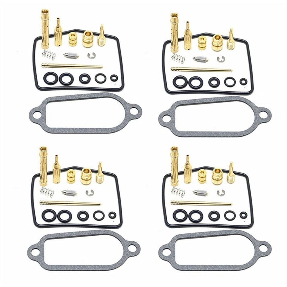 HZLXF1 for Honda CB400F Super Four CB400 CB 400F Carburetor Repair Kit Carb Rebuild Set Main Pilot Jet Float Needle Gasket Parts (Color : 4 Sets)