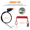 Stylemafia Universal Boat Outboard Lanyard Engine Motor Kill Urgent Stop Switch/Safety Lanyard Tether Cord 2 pcs Compatible with YamahaTohatsu Honda Outboard Motors, ATV Boat Bike view 3