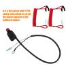 Stylemafia Universal Boat Outboard Lanyard Engine Motor Kill Urgent Stop Switch/Safety Lanyard Tether Cord 2 pcs Compatible with YamahaTohatsu Honda Outboard Motors, ATV Boat Bike view 4