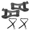 1 Set Toe Clips for Bike Pedals, Mountain Bike Pedals, Bike Pedals with Straps for Road Bicycle Cycling view 1