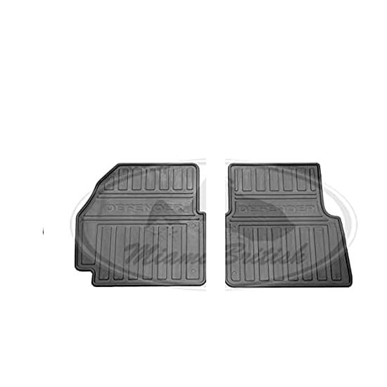 Front Floor Rubber MAT Set Defender VPLDS0147 OEM