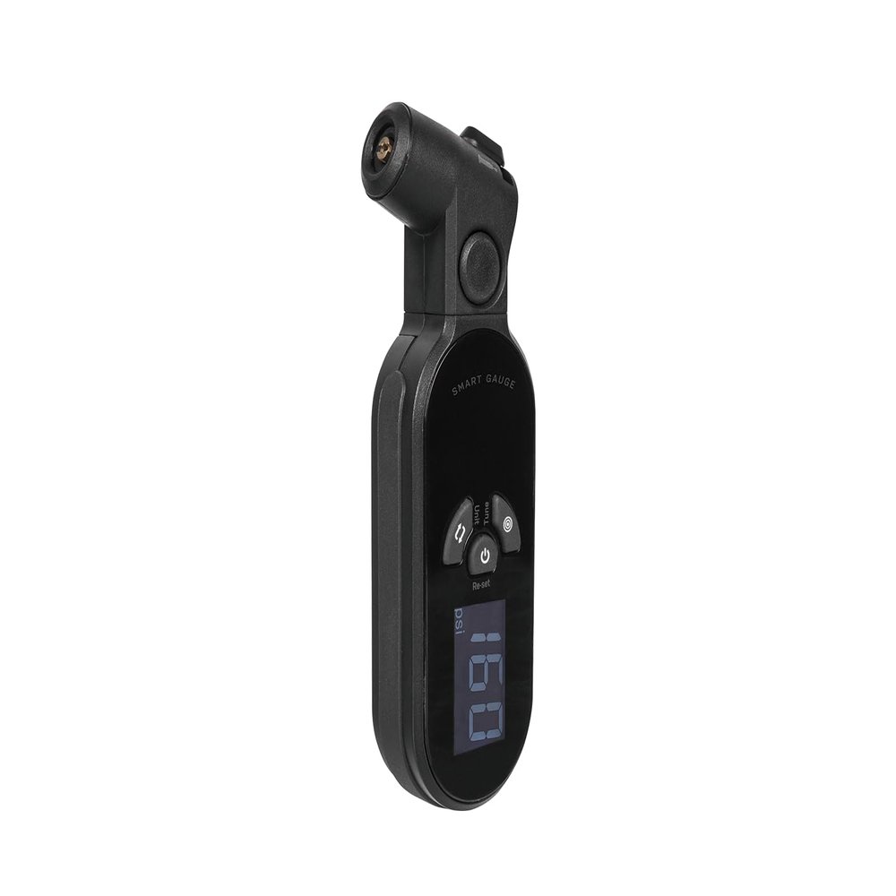 Topeak SmartGauge D2X Digital Tire Pressure Gauge - Accurate and Easy-to-Use Bike Pressure Gauge with Digital Display - Measures PSI for Presta and Schrader Valves