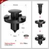 Nilight 100PCS Nylon Bumper Rivet Fender Clips OEM Replaces Nissan: 01553-093210 8mm,1PC Bonus Fastener Remover view 2